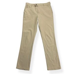 MIZZEN+MAIN Dress Pants Men's 32x32 Helmsman Slim Performance Khaki Chino
